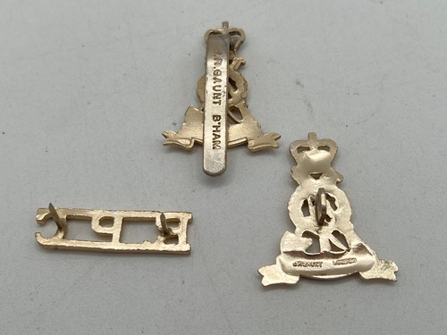 British Army Royal Pioneer Corps RPC Hat / Cap Badge, Shoulder, & Collar Badge - Picture 7 of 10