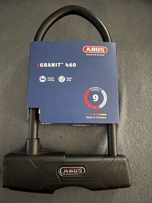 ABUS GRANIT 460 Bügelschloss Sicherheitsstufe 9 Fahrradschloss 230