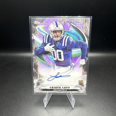 2024 Topps Inception Rookie Auto Purple #039/125 Laiatu Latu No.RA-LL Auto RC