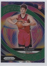 2024-25 Panini Prizm Instant Impact Green Prizm Reed Sheppard #24 v5o