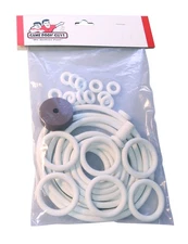 Gottlieb Duette Deluxe Pinball Machine Replacement Repair Rubber Ring Kit White