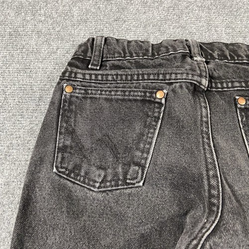 Wrangler Jeans Boys Size 12 Reg Cowboy Cut Faded Black Western Denim Cowboy - Picture 5 of 14
