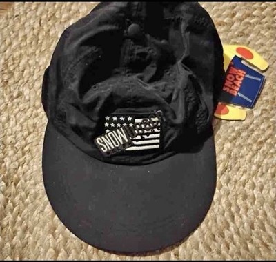 Polo Ralph Lauren Snow Beach Black Adjustable Baseball Cap Men