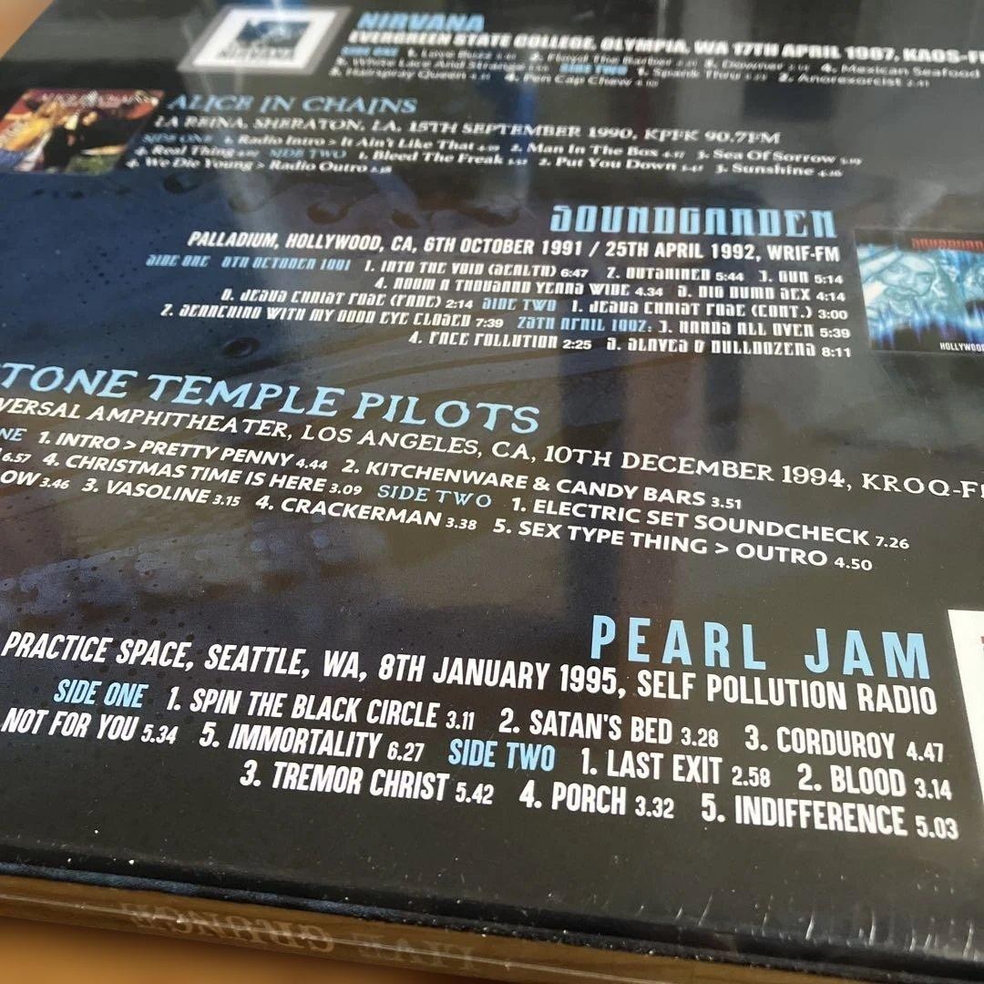 Nirvana Alice in Chains Pearl Jam Soundgarden 5LP Box Set Live