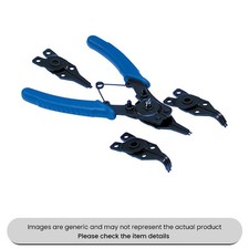Circlip Pliers Set Changeable Heads Internal External Pack Qty 1