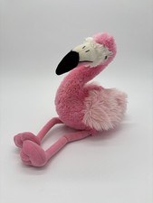 Aurora Pink Flamingo Plush Stuffed Animal 10" Fluffy Wings