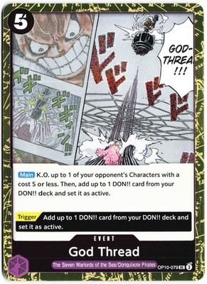 God Thread (Pirate Foil) UC Premium Booster -The Best- Vol. 2 OP10-079 NM