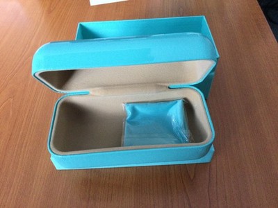 Tiffany & Co Brillenmuschel Hartschalenetui, Putztuch