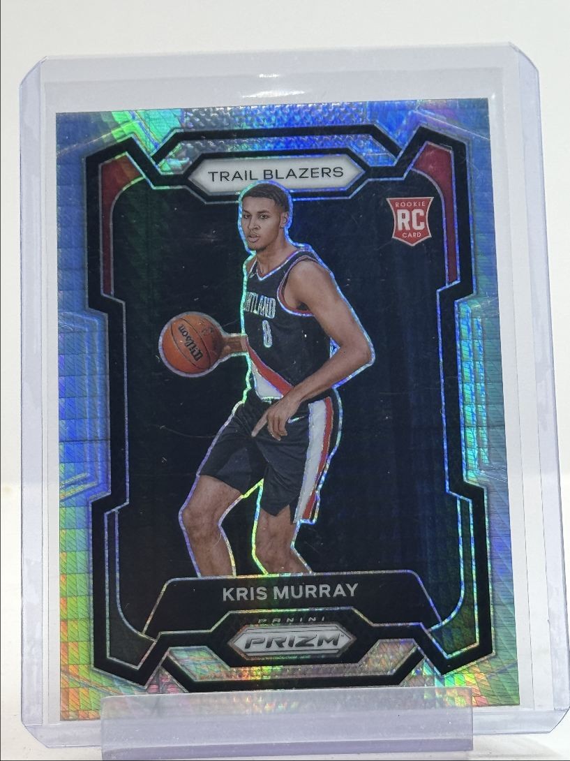 KRIS MURRAY 2023-24 PANINI PRIZM ROOKIE HYPER TRAIL BLAZERS #142 RC Q3244