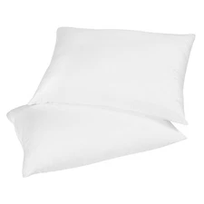 Pure Dream Firm Pillow - Standard Size 20x26 Inch Medium Support Goose Feathe...