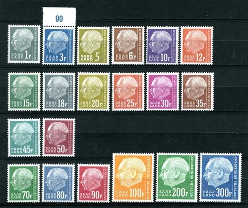 Saarland 409 - 428 postfris
