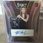 2025 Panini WNBA Select Kaitlyn Chen Draft Selections DSS-KC Silver Prizm (Auto)
