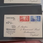 1948 FDC. CHANNEL ISLANDS LIBERATION GUERNSEY WAVY LINE POSTMARK.