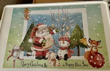 Holiday 1000 pc Puzzle Greetings From Santa Snowman  Turner Lang Co  Complete 🧩