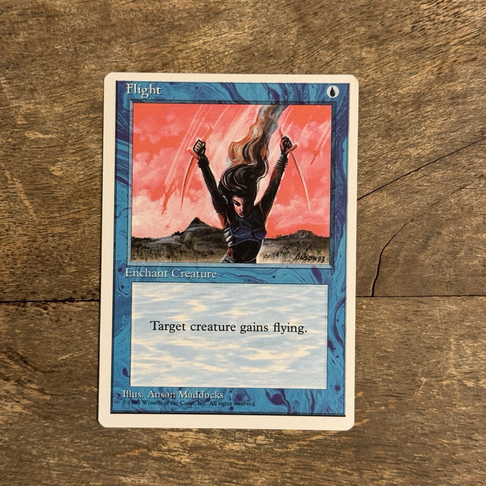 Flight VLP/NM 4th Edition 1995 MTG Magic the Gathering Card MTG TCG