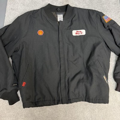 Workrite FR Jacket Mens 2XL Black Nomex Bomber Shell Logo Arc 37 EBT Workwear