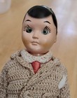 2 Vintage Duchess Doll Corp Boy Dolls in Crocheted Suits Sleep Eyes 7" MCM 1950s — photo 2