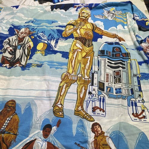 Vintage 1979 Star Wars Twin Bedspread 77”x 42” Hand Made.                     WW - Picture 1 of 4