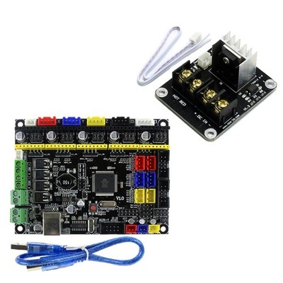 MKS GEN L V1.0 3D Printer Control Boards with Heat Bed Power Module RAMPS Marlin