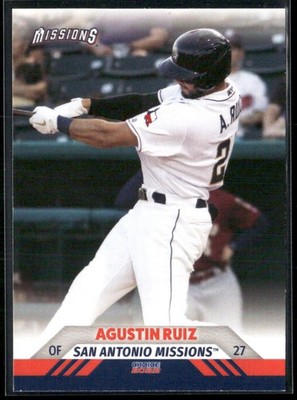 Agustin Ruiz 2022 San Antonio Missions Team Set Card