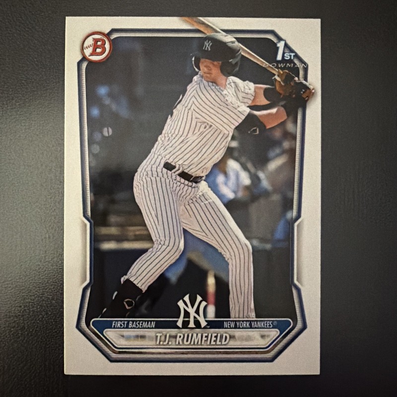2026 Bowman Baseball Prospects BP-134 T.J. Rumfield, New York Yankees