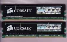 1GB 2x512MB PC-3200 Corsair CMX512-3200C2 DDR-400 XMS Ram Memory Kit DDR1 CL2
