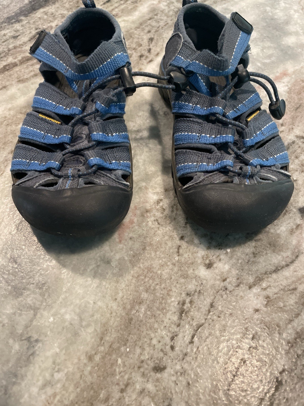 Sandali da bambino KEEN Newport H2 blu impermeabili scarpe ibride da trekking giovani taglia 1