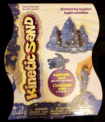kinetic sand shimmering sapphire