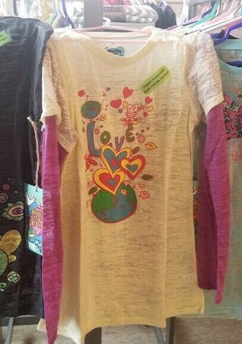 6pc Mush and Rooms ORGANIC COTTON SHIRTS w/Recycled Eco Friendly Materials- Sz M - Picture 4 of 6