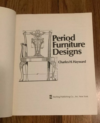 Period Furniture Designs 3rd PR 1982 C H Hayward SC Sterling Pub Company Inc Gd - Picture 3 of 12