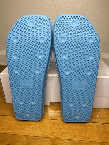 Adidas Y-3 Yohji Yamamoto blau cyanfarbene Wasserpantoletten Herren Größe 10 ID4444 - Bild 5 von 6