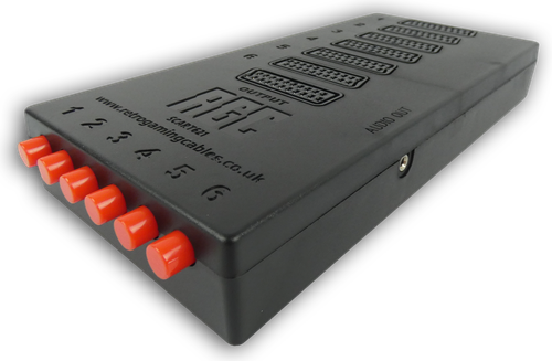 SCART Switch SCART621 Manual RGB AV Selector Umschalter RGC 6in 1out High End - Picture 1 of 9