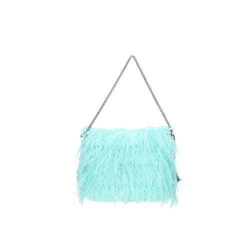 APS042_LACA Borsa Pochette LA CARRIE Verde acqua | eBay