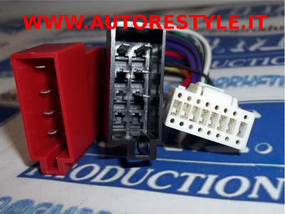 Alpine Radio Adapter CDX CVA CDA CDE CDM TDA TDM ISO Cable Connector White