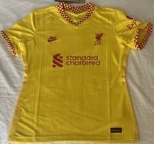 Nike Liverpool FC 21/22 Yellow 3rd Soccer Jersey DB6227-704 Women&rsquo;s Sz: Medium
