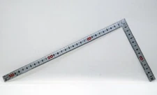 Shinwa Sokutei 10652 Curb Scale Same Thickness Square Shape Masterpiece Red N...