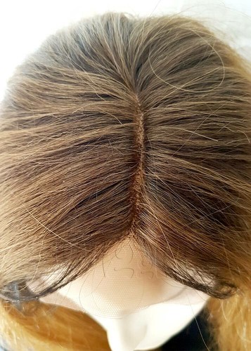 LUSH HUMAN HAIR LONG NATURAL GINGER RED STRAIGHT LACE WIG plus FREE WIG KIT - Picture 5 of 5