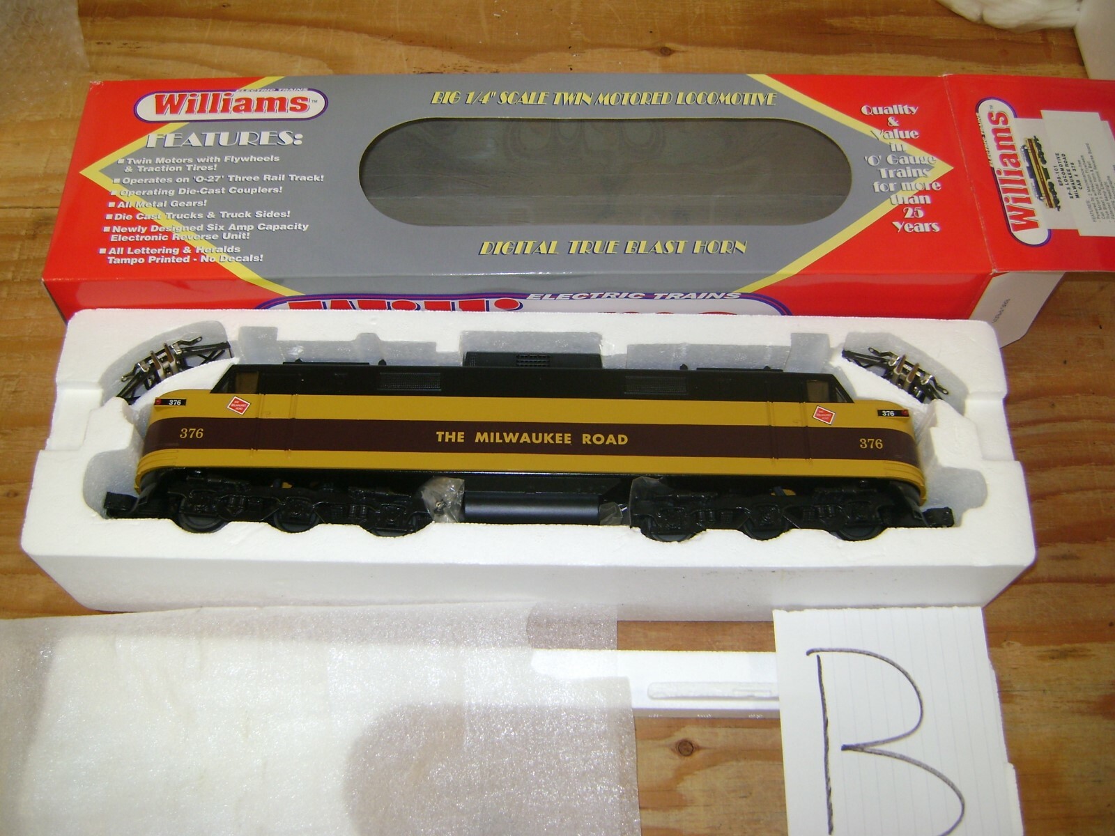 O GAUGE TRAIN LOCOMOTIVE,WILLIAMS 376 ENGINE ,LOOKS NEW , O GAUGE TRAIN LOCOMOTIVE,WILLIAMS 376 ENGINE ,LOOKS NEW ,