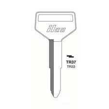 ILCO Uncut Key Blank Fits for Toyota - TR33 - TOYO-12 (10 Pack)