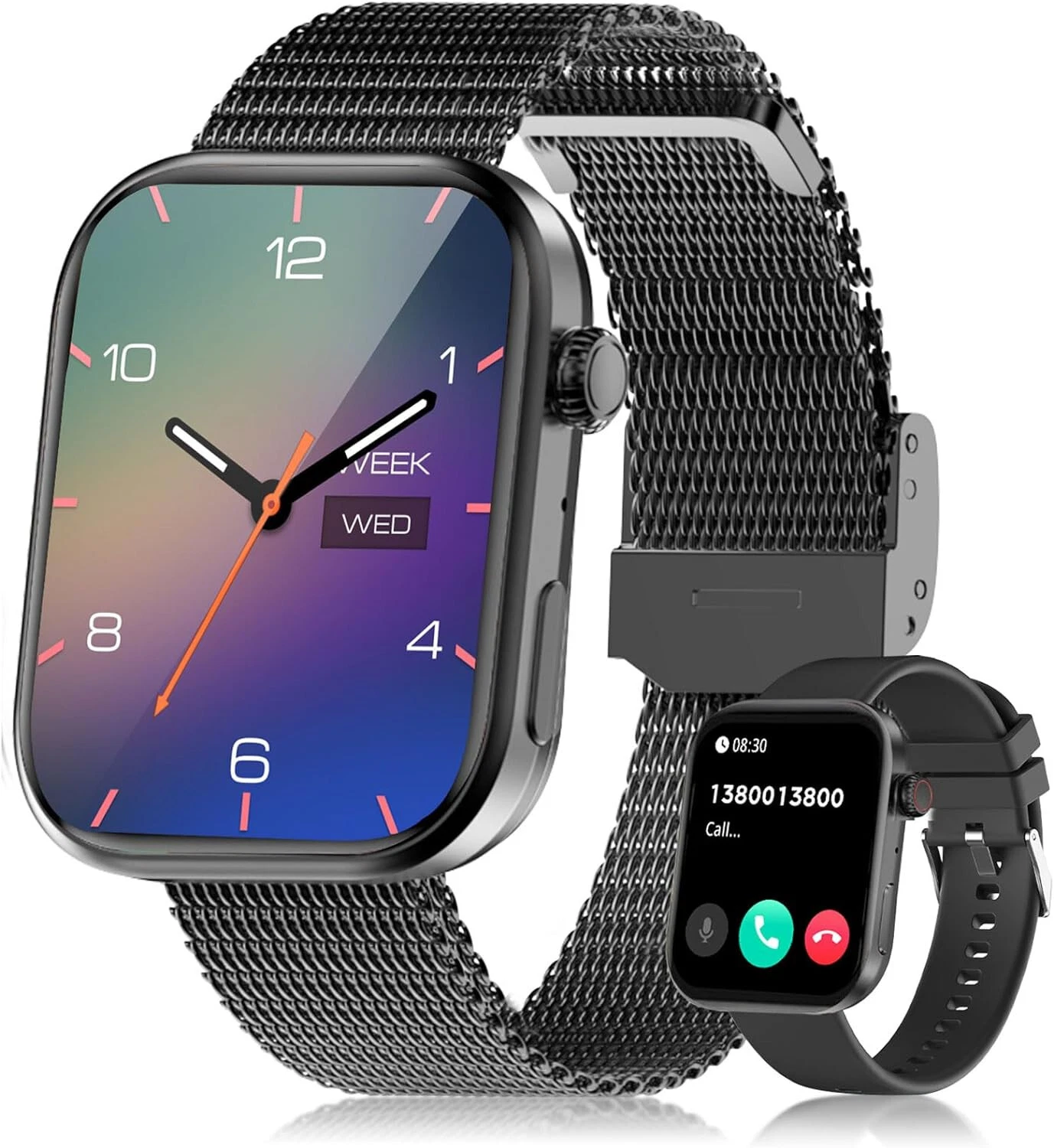 Smart Watch Men Women with Phone Function Sports Watch Wristwatch for Android IOS