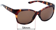 SFx Replacement Sunglass Lenses fits Smith Feature - 54mm Wide