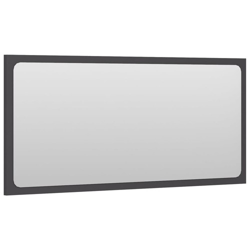 NNEVL Bathroom Furniture Set Grey Chipboard - 第 10/11 張圖片