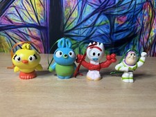 Toy Story Custom Christmas Ornament Set Of 4, Bunny, Ducky, Buzz Lightyear, Fork