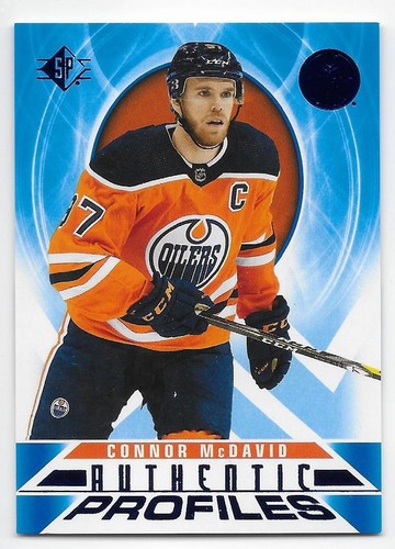 20/21 SP AUTHENTIC PROFILES BLUE PARALLEL Hockey (#AP1-AP20) U-Pick From List - Picture 2 of 19