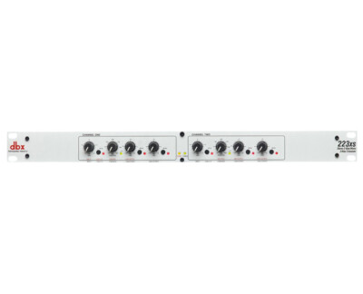 DBX 223xs Stereo 2-Way/Mono 3-Way Crossover w/ XLR & Mono Sum Subwoofer Sub Out
