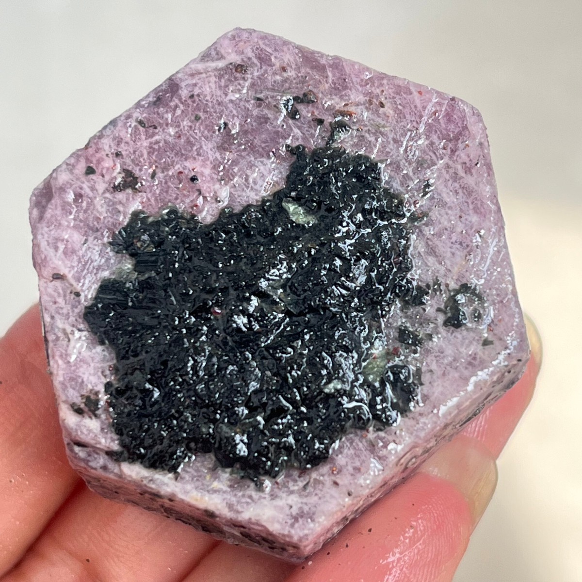 119g Natural Red Corundum Ruby Crystal Rough original Mineral