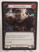 Primeval Bellow Red Pitch Rainbow Foil NM Unlimited Welcome to Rathe FAB