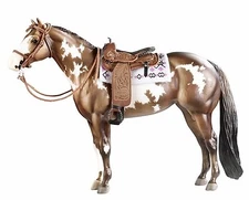 Breyer Cimarron Western Pleasure Saddle - diamond blanket