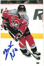 Yannick Riendeau Autographed 4x6 Color Photo Drummondville Voltigeurs #13
