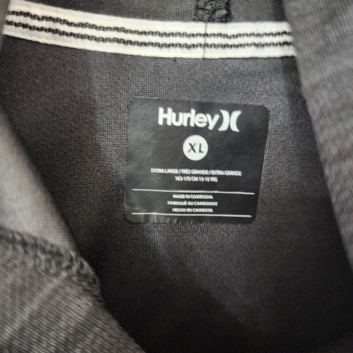 Hurley Hoodie BOYS Size XL(13-15) Black Performance Pullover H2O Dri Logo NWOT - Picture 4 of 8